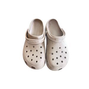 Crocs Classic Clogs Mushroom Bone Taupe Beige Neutral Unisex Size 14-15